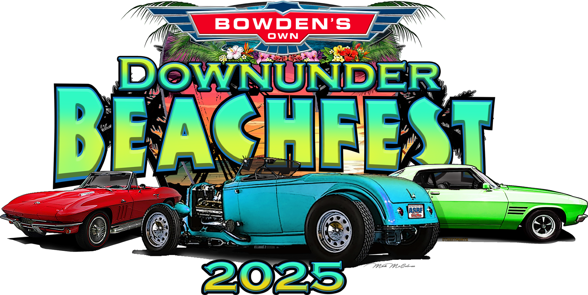 downunder beachfest event logo 2025